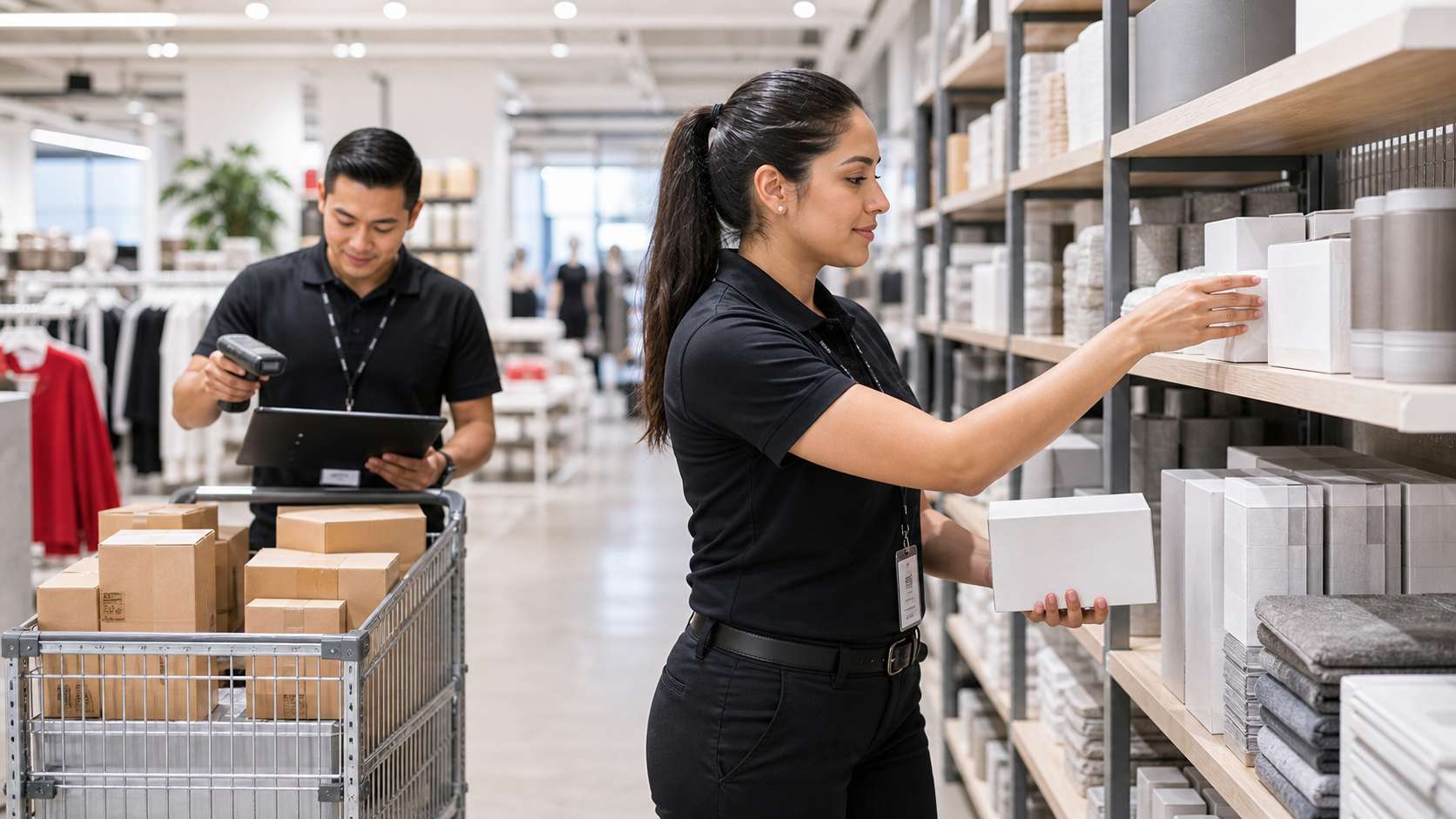 Retail operations support staff